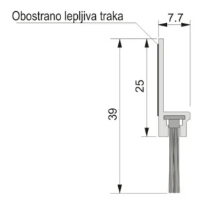 VD Prof.sa četkicom-braon AL