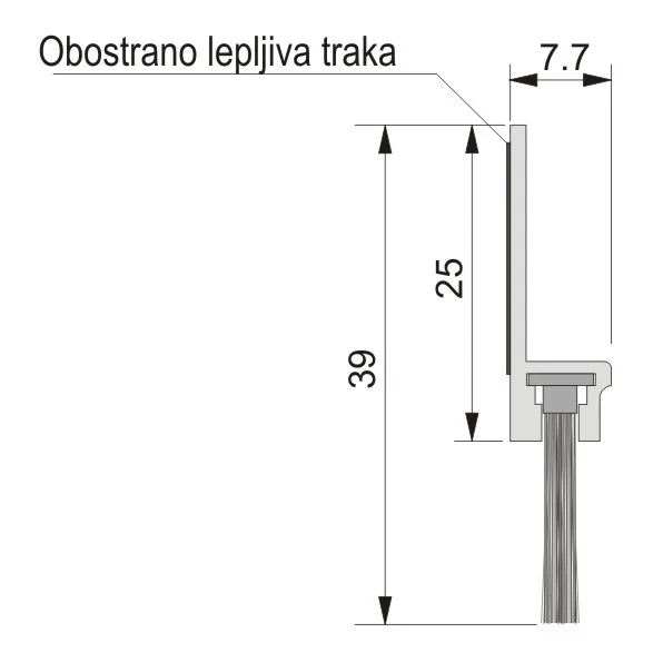 VD Prof.sa četkicom-srebro AL