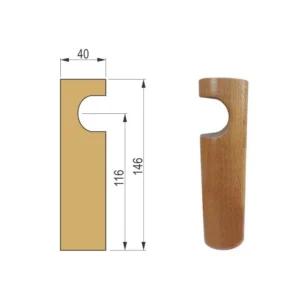 GDF01 P-Gar.drvena 1,5m B