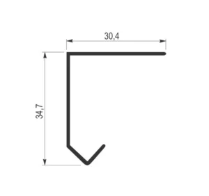 SK-28 Al gornja jednokan.šina