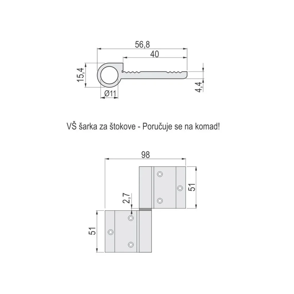 VŠ Šarka za štokove