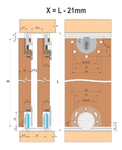 SM 45 mehanizam za klizna vrata