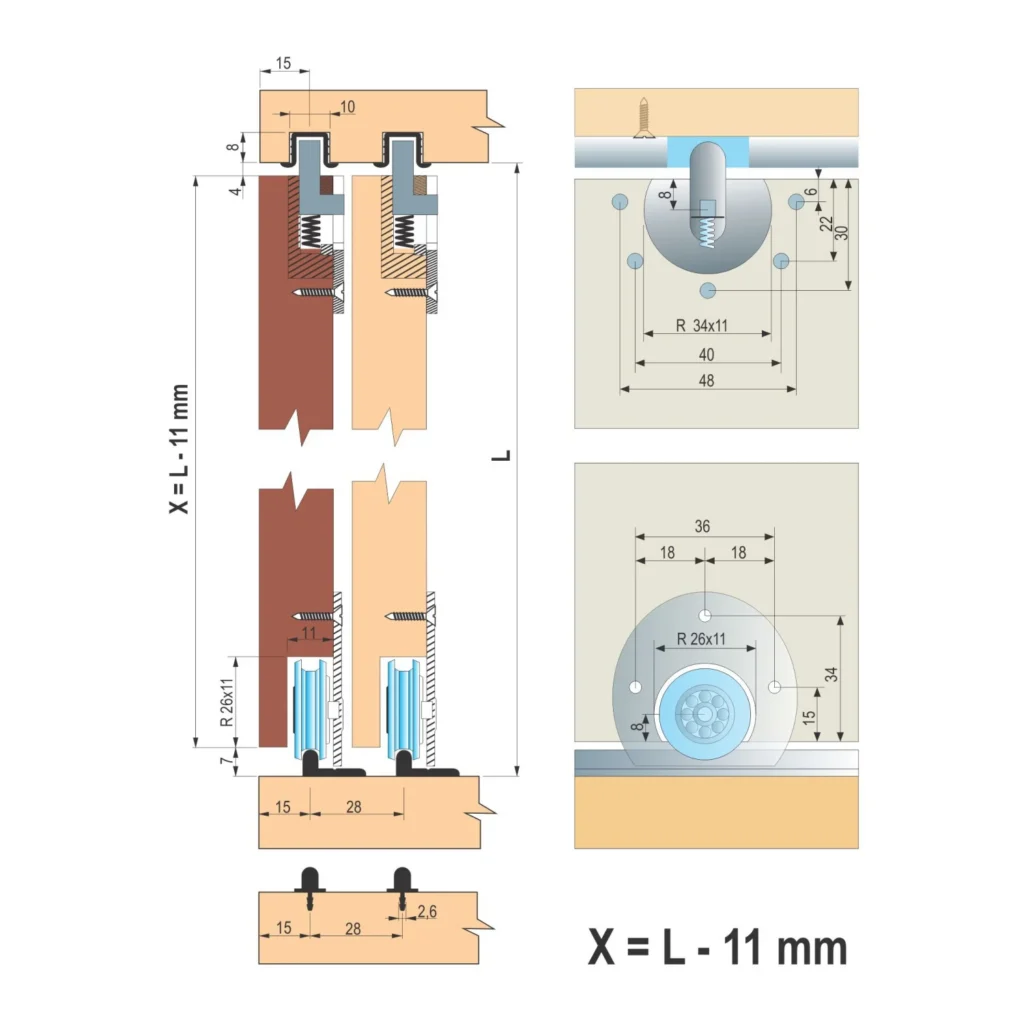 SL-30 Metalni mehanizam