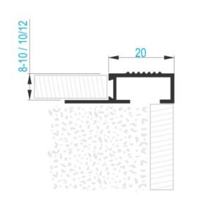 ST 330 Al stepenišni profili