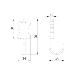 OČ čiviluk UNICORN GTV