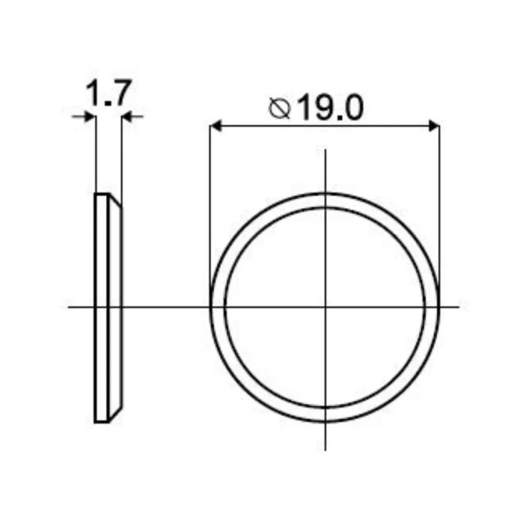 SI stiker SJAJ d=19mm