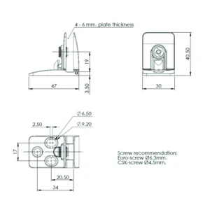OŠ S Šarka SQUARE CRNA srednja