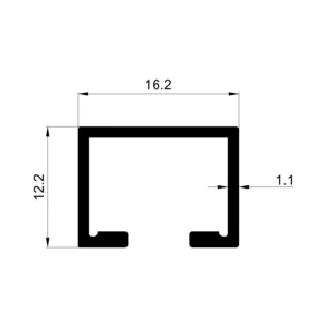 GA01 E gar.1k 12×16 AL 1,5m B