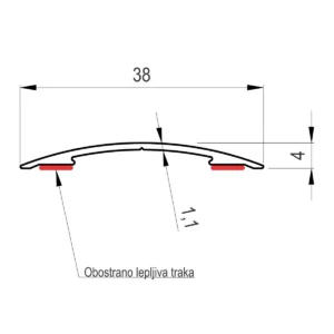 LIN 3022 SM L=2,70m al.profil