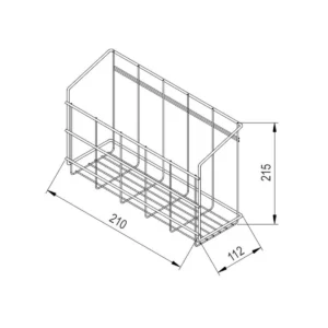 OŽE žič. korpa za deterdžent 300