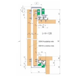 SGM 04 Met.meh.Spoljna vrata