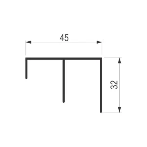 SGM 03-018 donja 2K šina AL