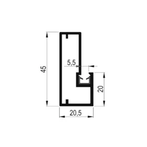 RAM 1002 D profil AL TČ