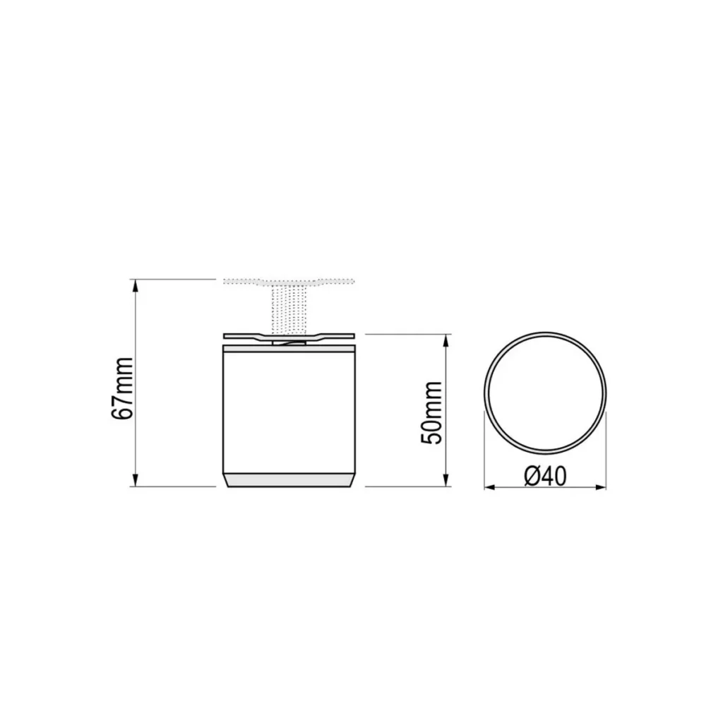 ON D Noga d=40 SF  5cm AL SM