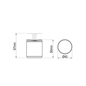 ON D Noga d=40 SF  5cm AL SM