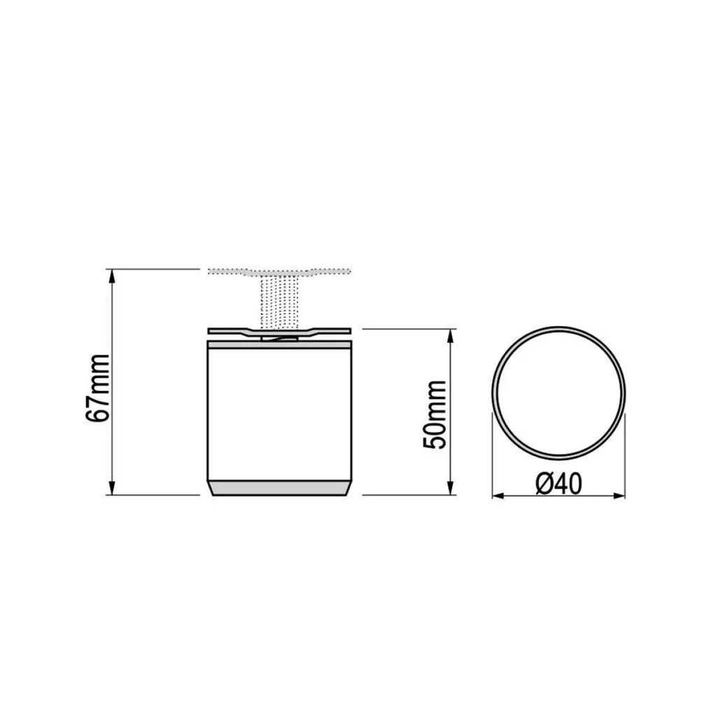 ON D Noga d=40 SF  5cm AL SB