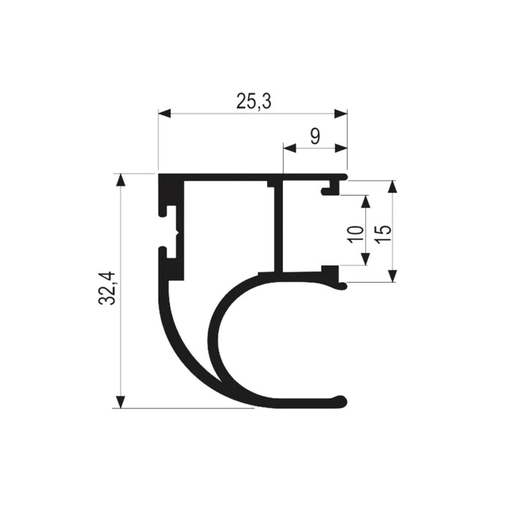 EP10-77/N Rukohvat jednost. BM