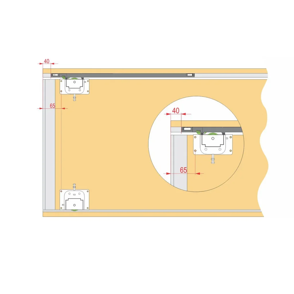 EP-OP16 uspor.za vrata do 15kg