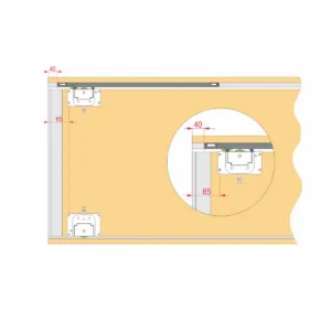 EP-OP16 uspor.za vrata do 30kg
