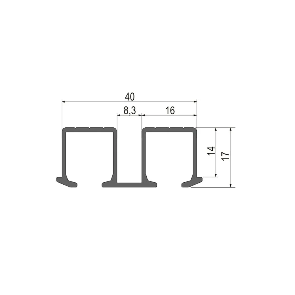 LV EP-04 gornja 2k šina AL SM