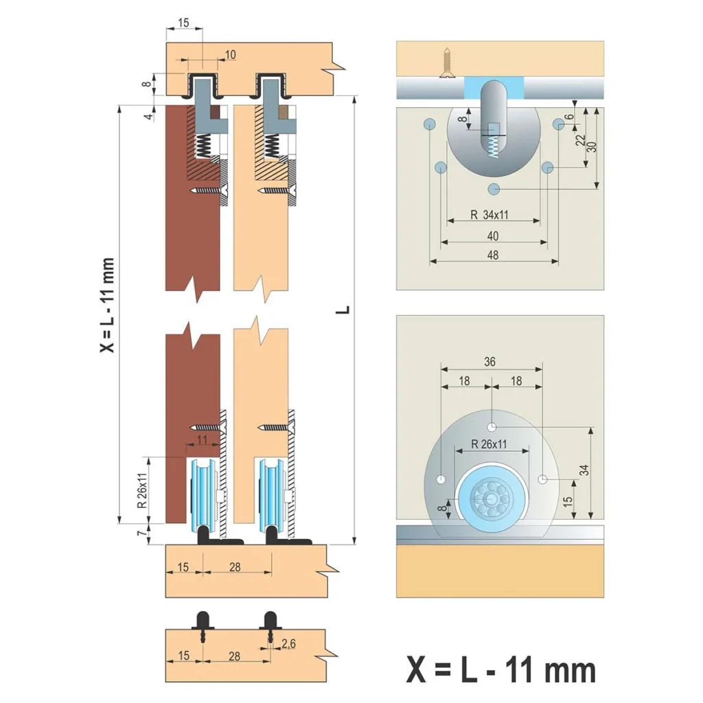 SL-30 Al donja šina