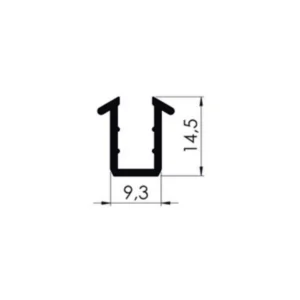 SS SC-7-6 donji profil PVC
