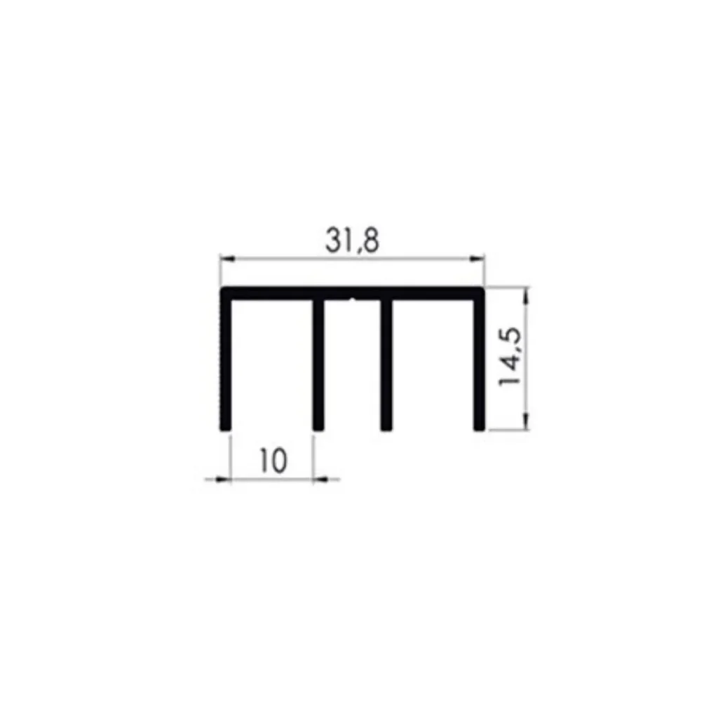 SS SC-90-6 gornja šina AL SM
