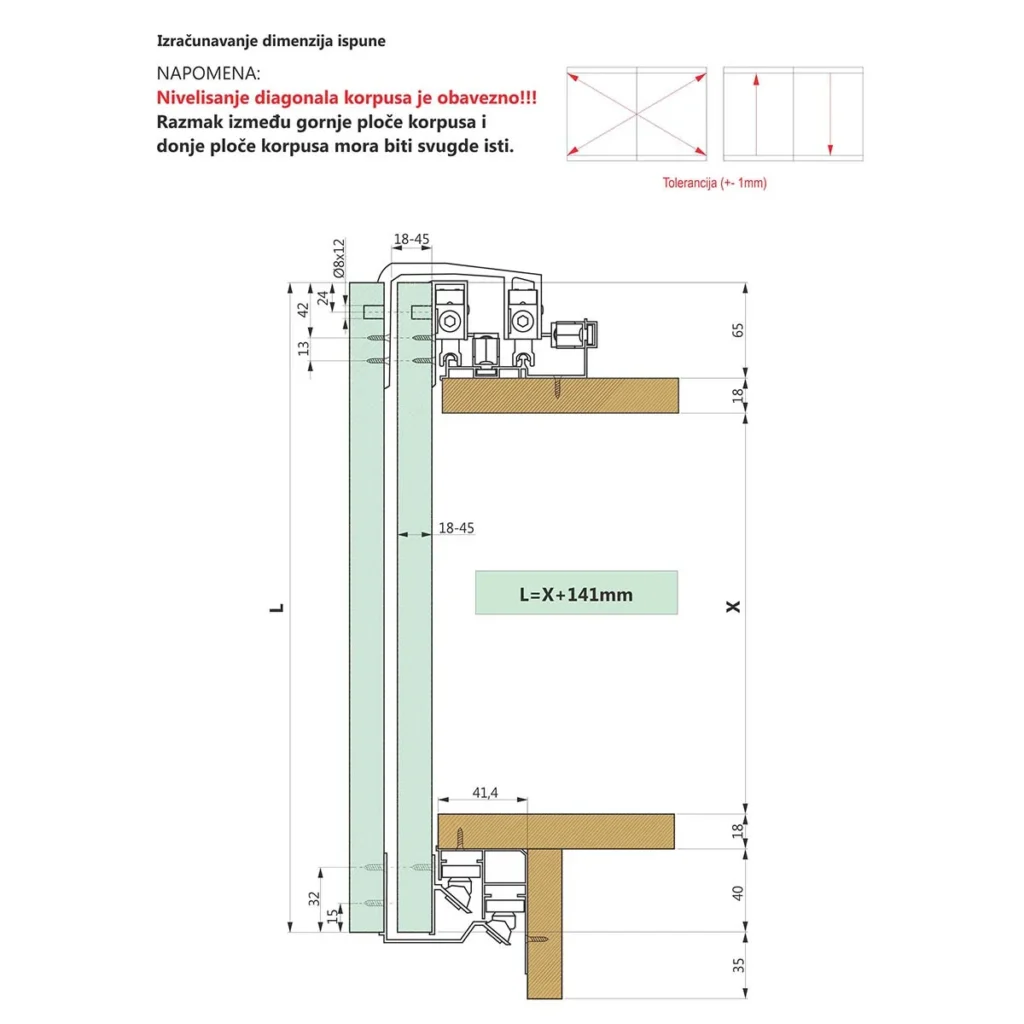 SGC 8024 Donja šina Al.