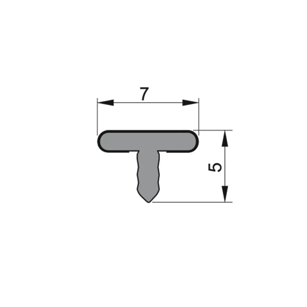 F-Al.profil T-07/3m mat