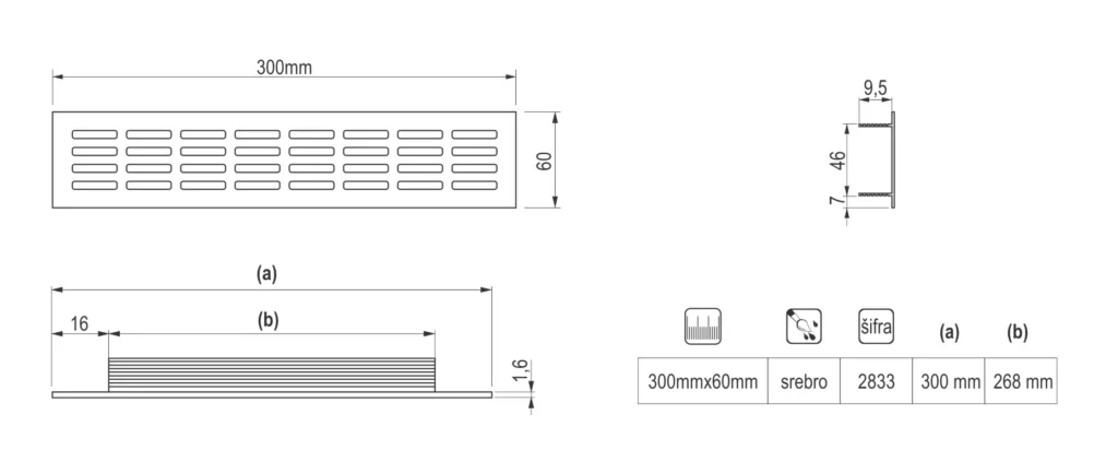 VEN v.rešetka AL TQ-03 6,0×30