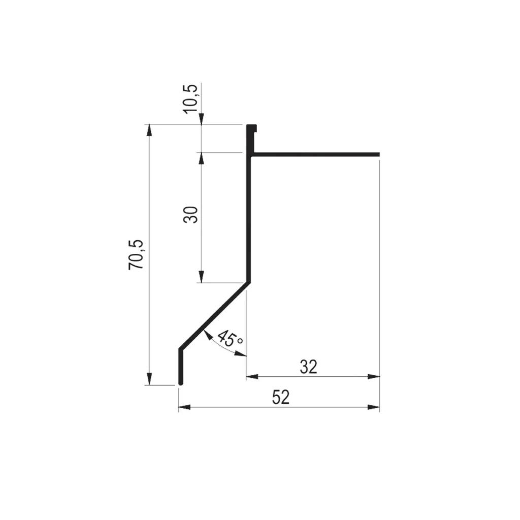 KO Al.okapnica za balkon SB