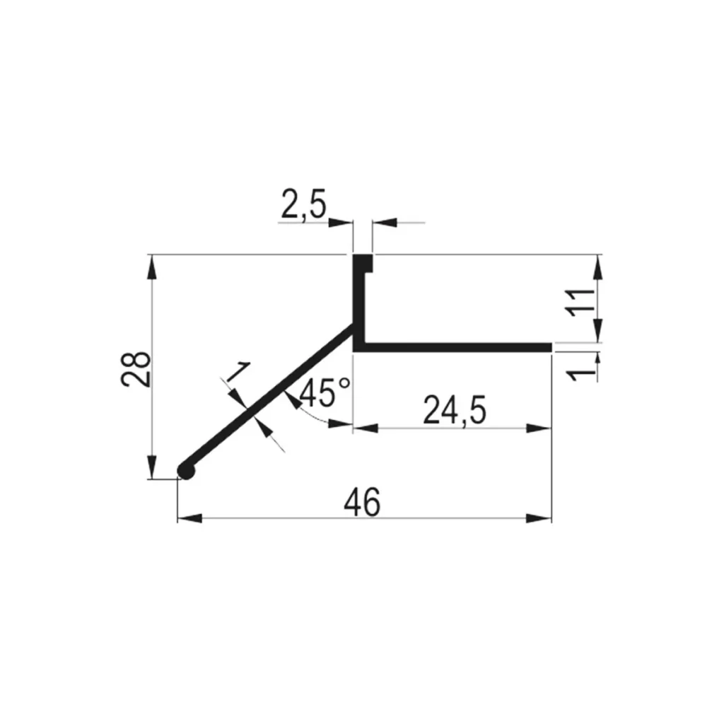 KO Al.okapnica H=10-12mm BM