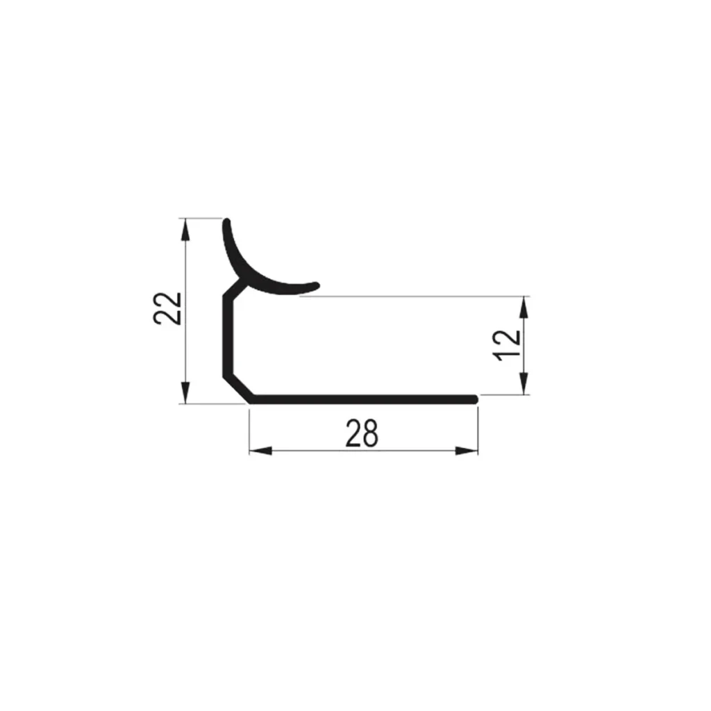 KG Al unut.ugao H=12mm ZM