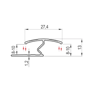 LNV Z FLEX SM L=1,80m al.prof.
