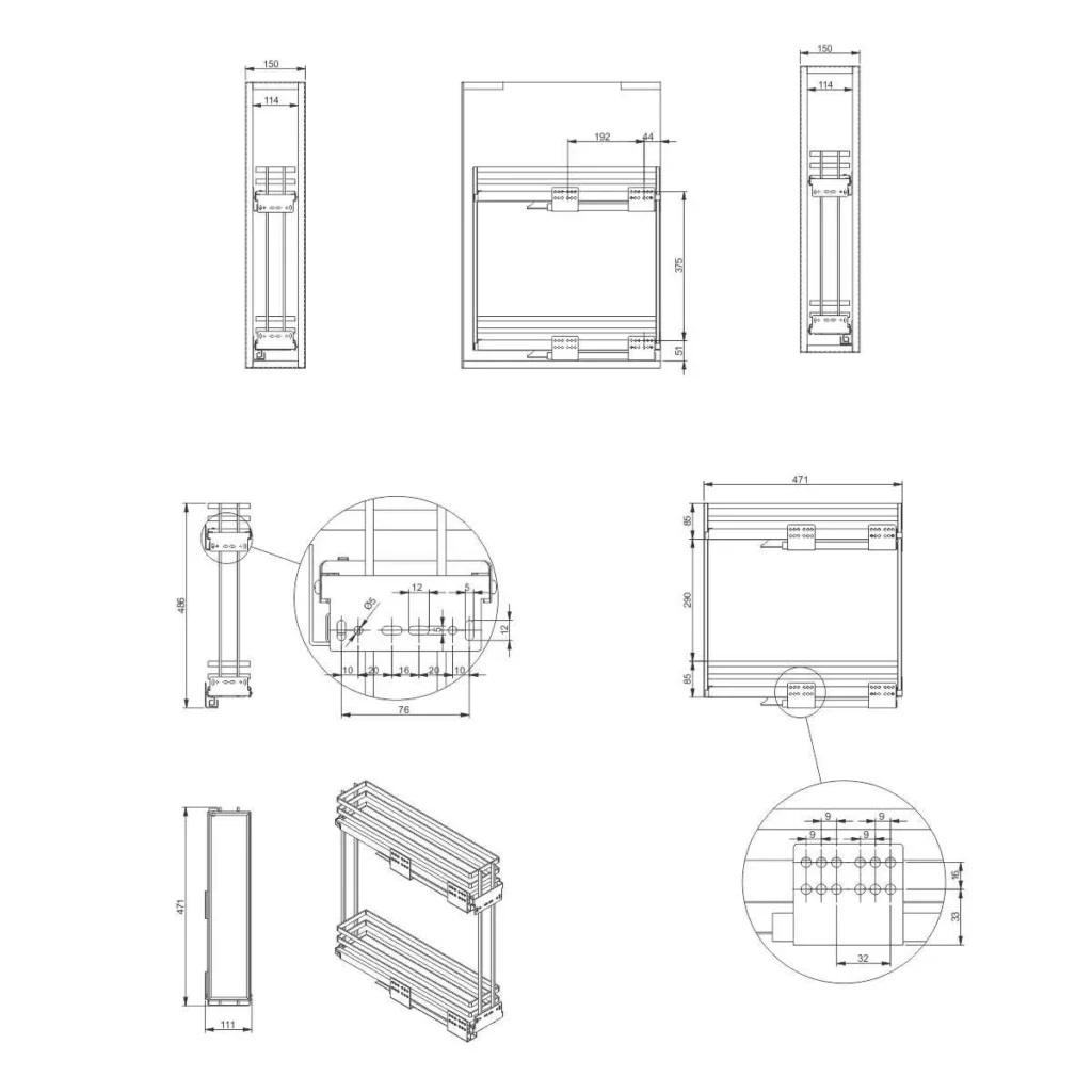 OŽE kor. boč. MOVIX 150 antracit