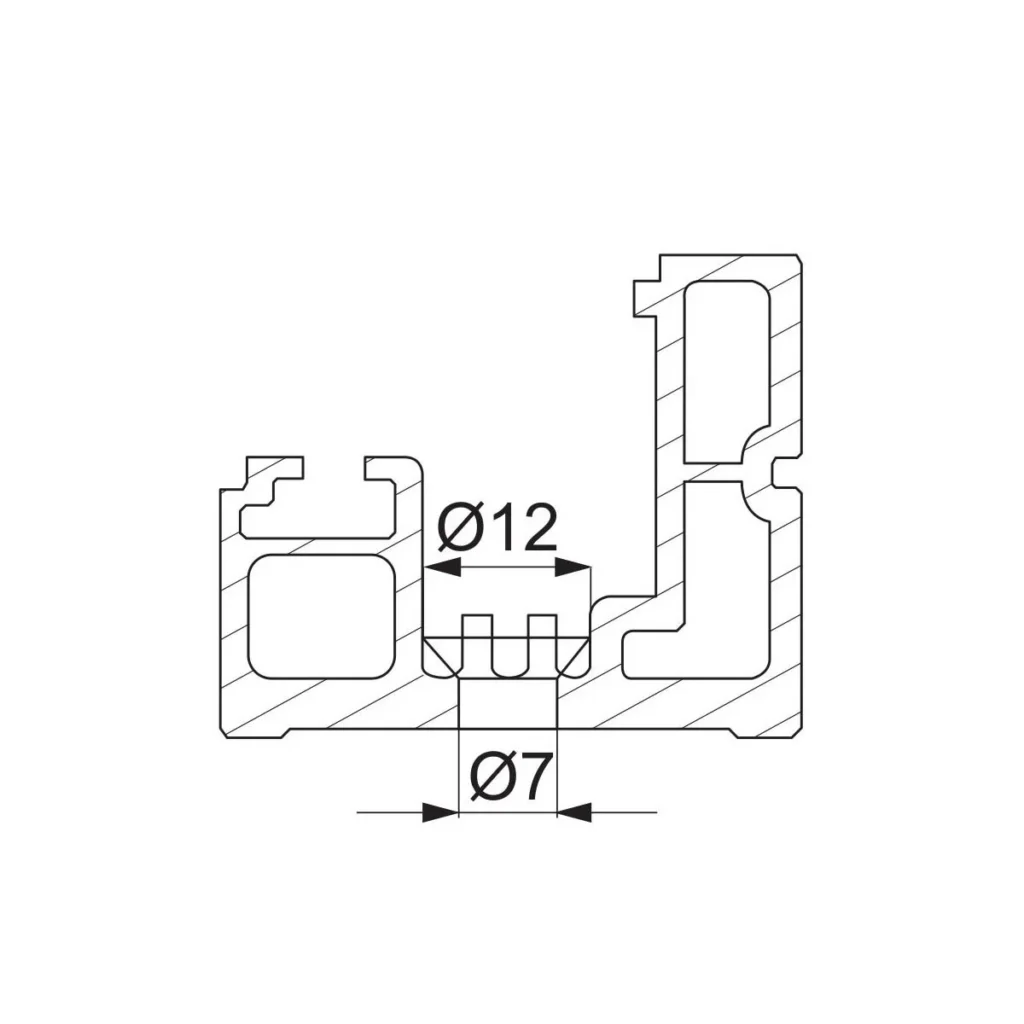 VŠ “ZAPP” profil za fiks. 320cm SM