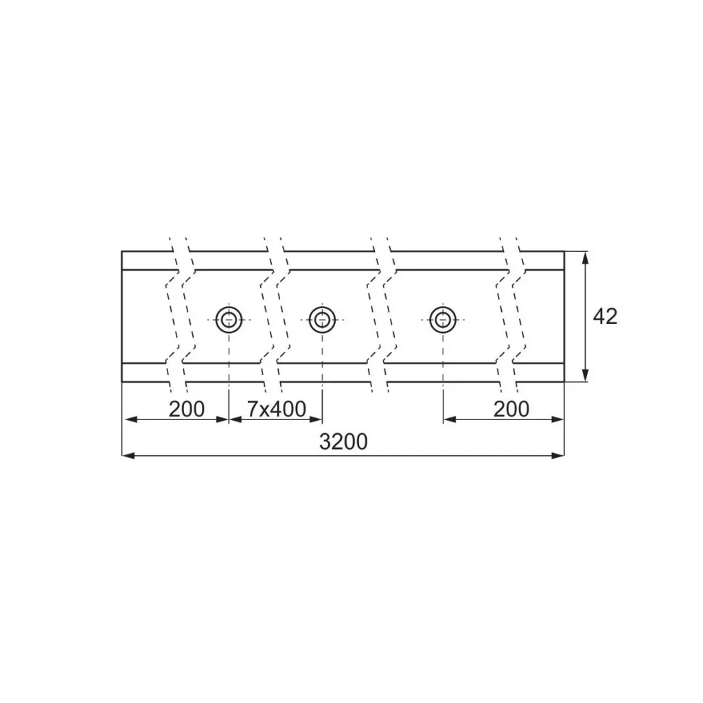 VŠ “ZAPP” profil za fiks. 320cm SM