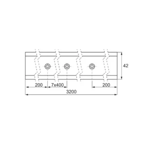 VŠ “ZAPP” profil za fiks. 320cm SM
