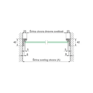 VŠ “ZAPP” štok profil “L” 250cm SM