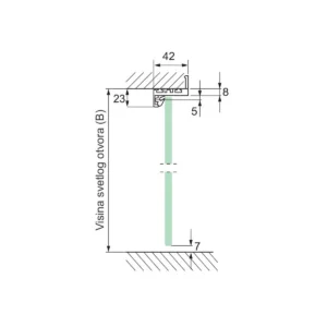 VŠ “ZAPP” štok profil “Z” 320cm SM