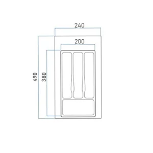 ART uložak za escajg 240*490