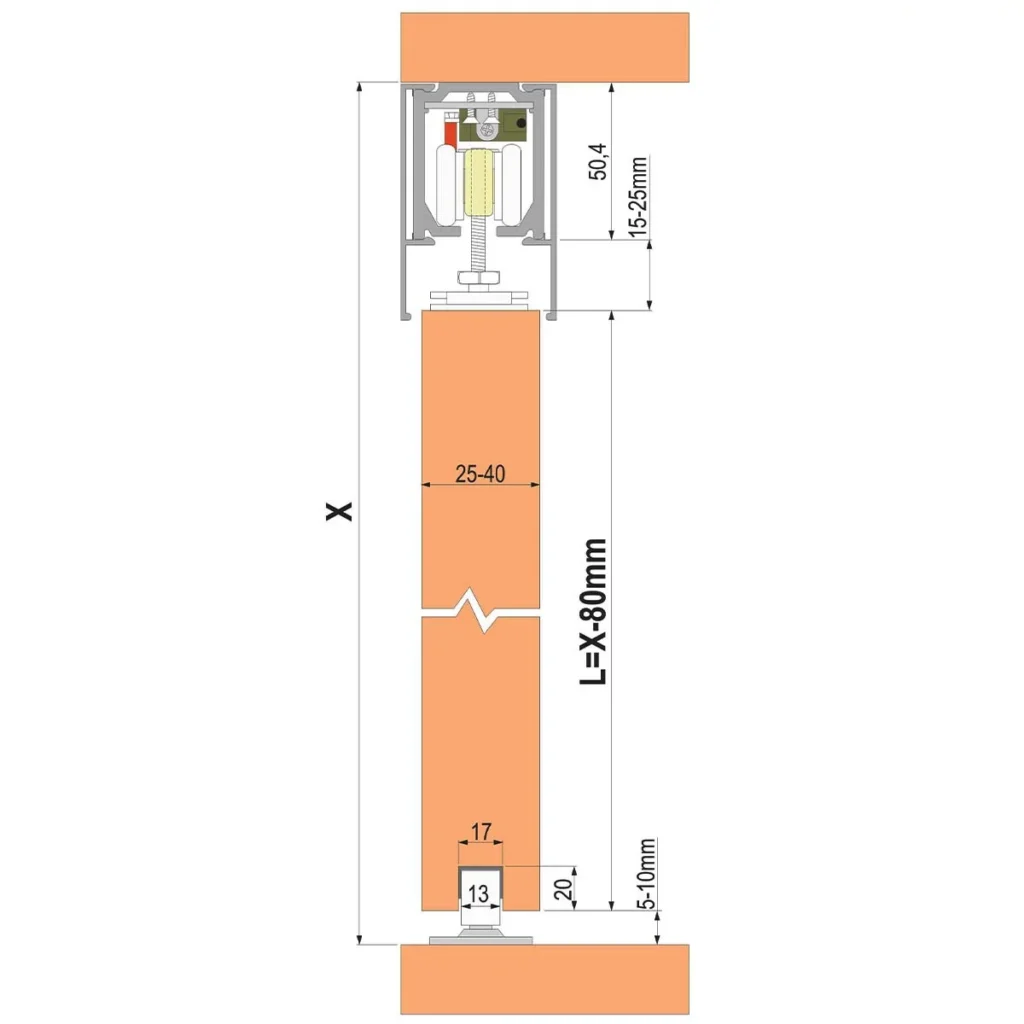 PVD EP 51 PVC profil