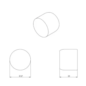 KV kvaka wc NUDA PUNTO siva