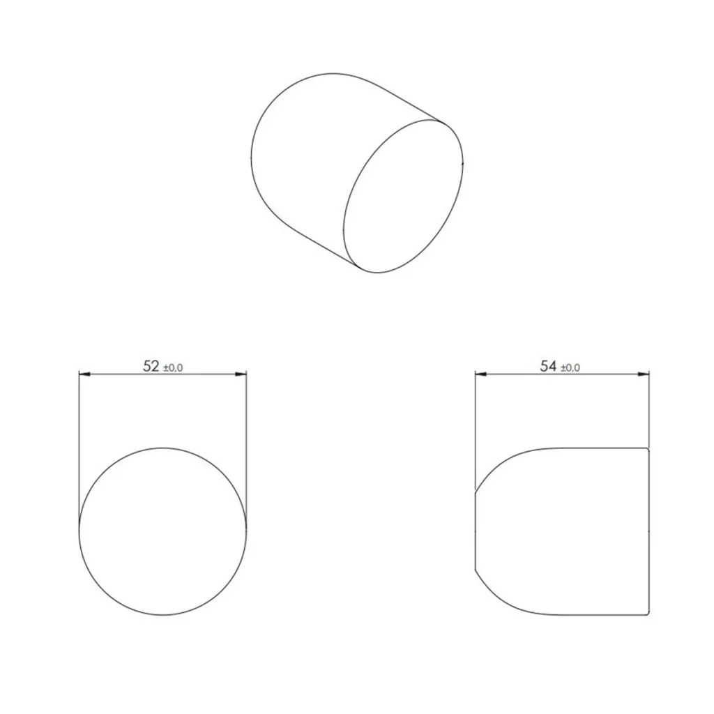 KV kvaka dugme NUDA LUI crna