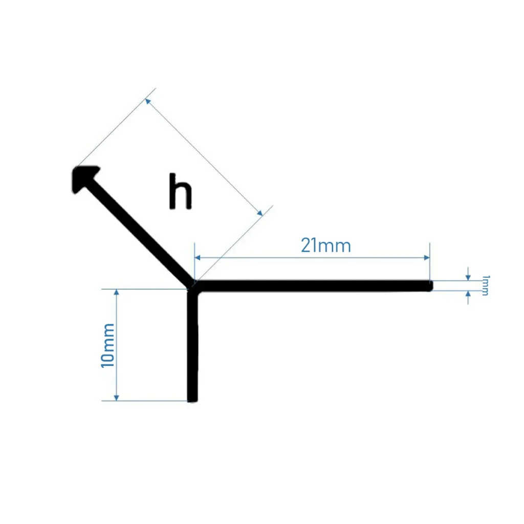 KG Al ger špic H=12mm SB