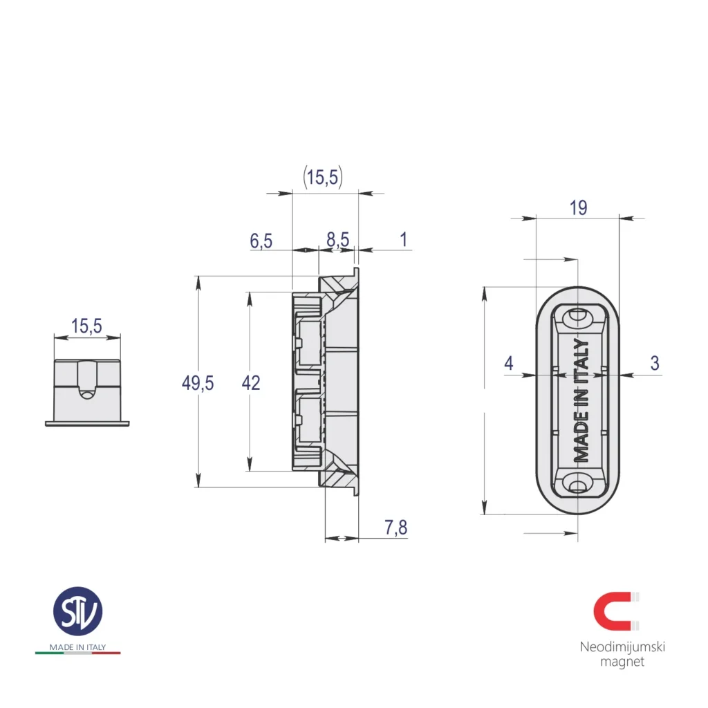 KV brava STV prih.ukop W7 sivi