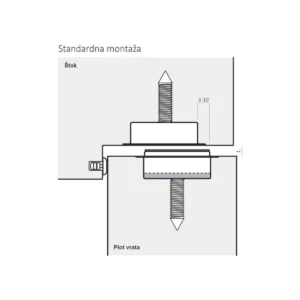 VO odbojnik Stoppino Close SJAJ