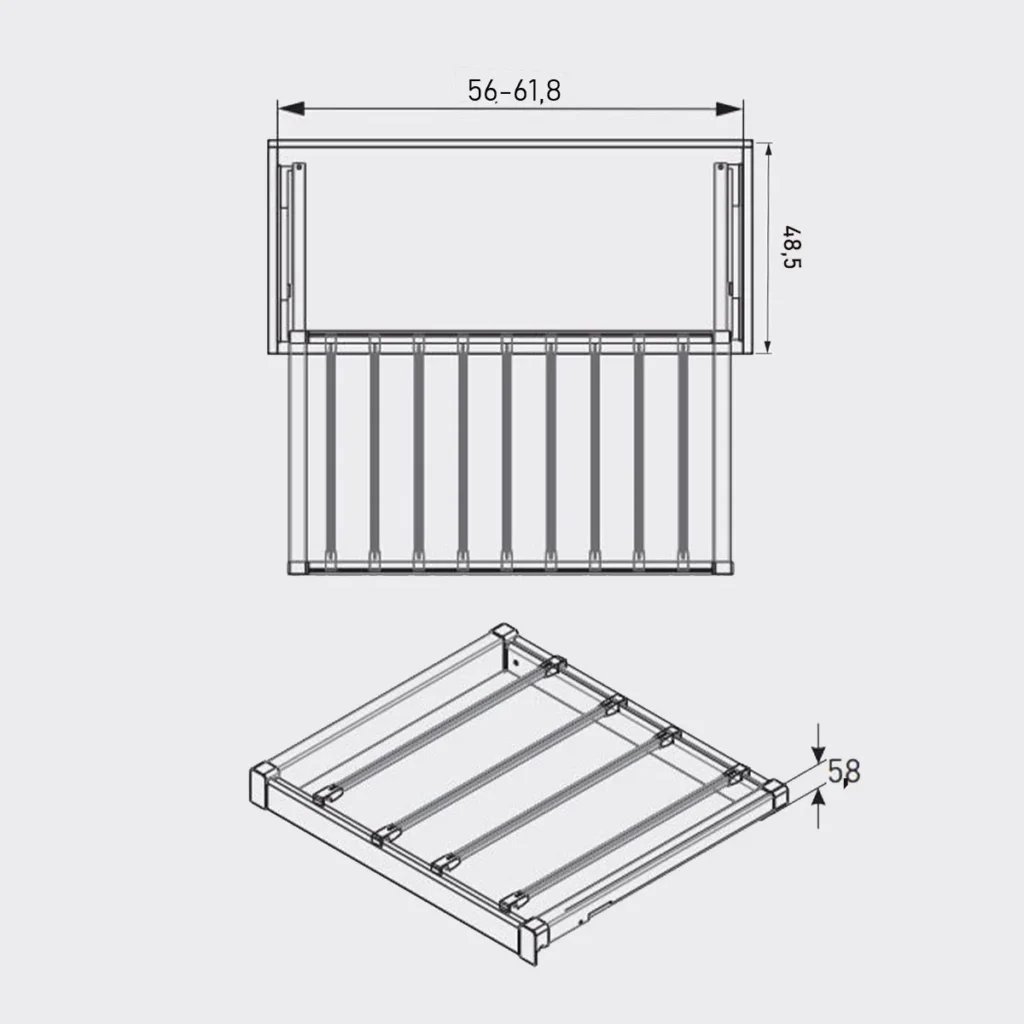 UP nosač pant. ant. 60cm ELITE