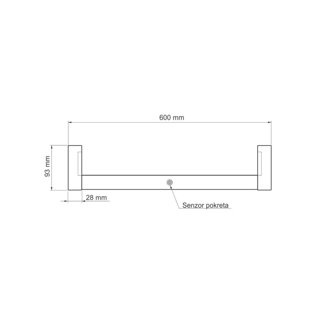 UP E led gar.šipka-senzor/A 60