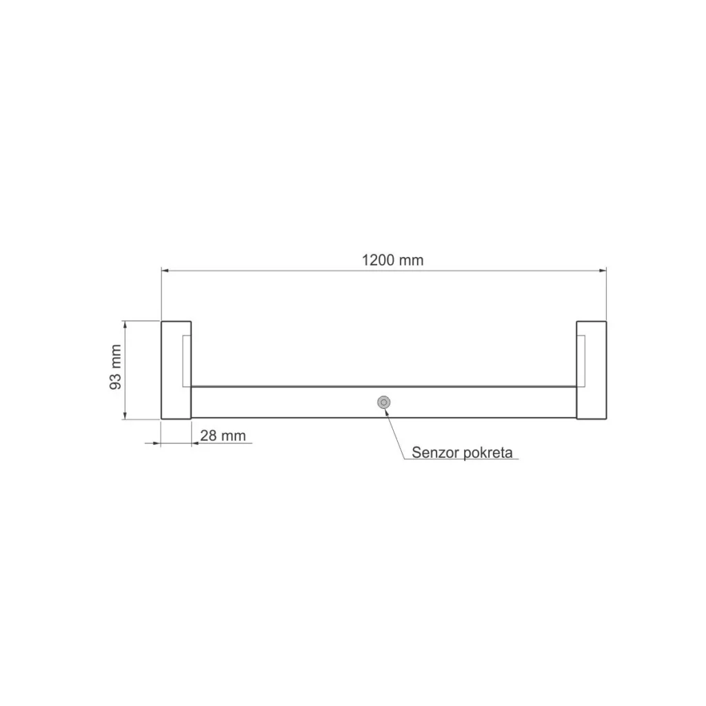 UP E led gar.šipka-senzor/A120